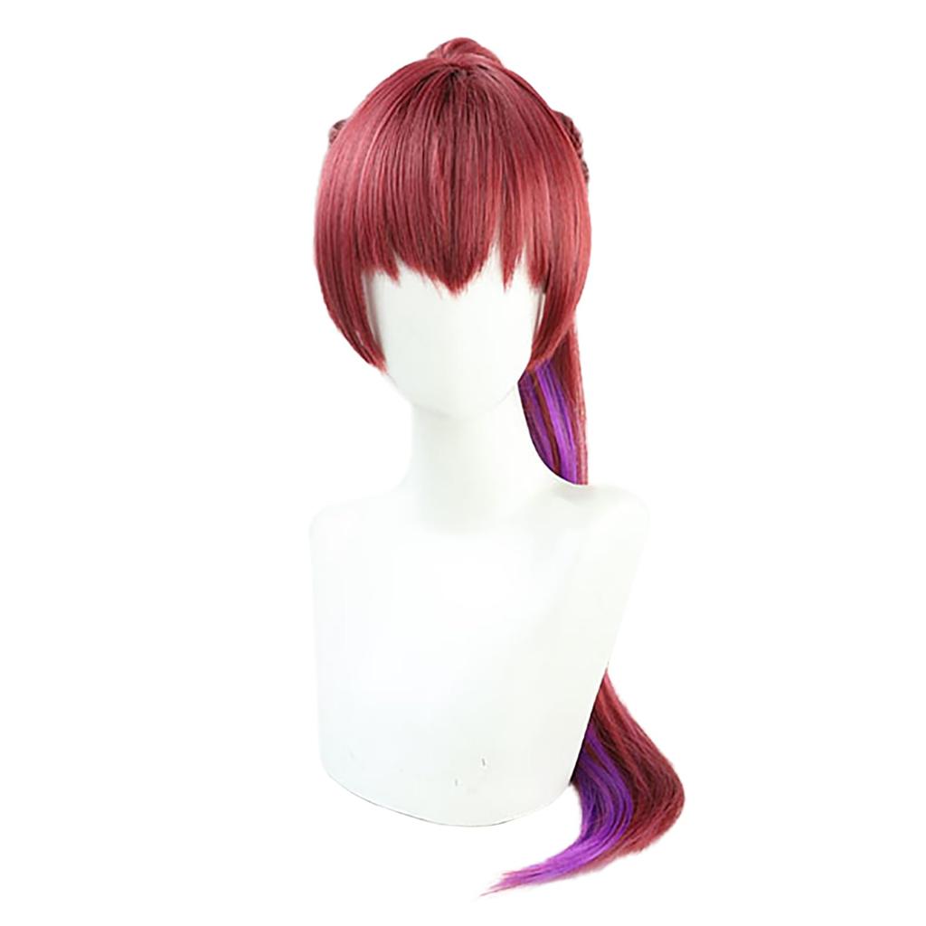 VTuber Hololive Nijisanji Cosplay Halloween Wig [milky Time] (Houshou Marine, Ponytail)