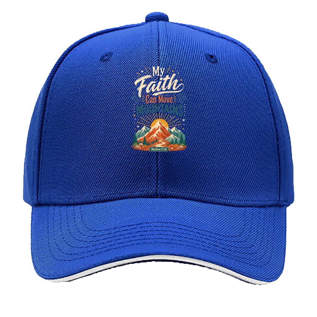 Faith Peaks Scripture Inspiration Le Hip Hop Hat Fashion Outdoor Sports Sandwich Baseball Cap