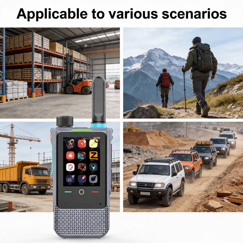 Touchscreen ZELLO Gegensprechanlage Android POC Gegensprechanlage realpt öffentliches Netzwerk Zweiwege-Gegensprechanlage PTT