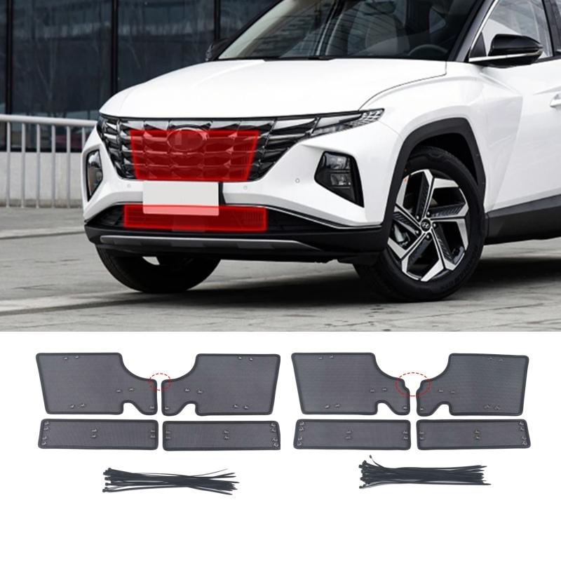 For Hyundai Tucson UP Stainless Steel Mesh Front Grills ect Net Radiator ect-proof Sandstone Anti Debris Sand cover