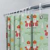 Decorative Shower Curtain Christmas Gift Present Happy Saint Nicholas Day Gift Set for Bathroom