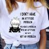 Bakugo Katsuki I Don't Have An Attitude Problem You Have A Problem with My Attitude and That's No My Problem Women T-Shirts