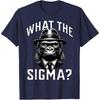 WHAT THE SIGMA TShirt Gentleman Gorilla Graphic Printed Tshirt Men Funny Summer Casual Daily Life Crewneck Cotton Short Sleeve
