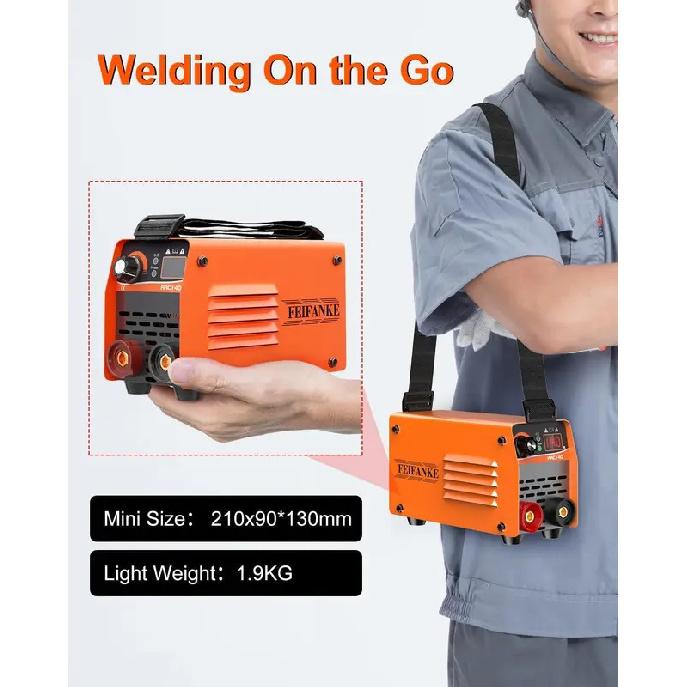 

140A Portable Welder 110V, Mini Stick & Lift TIG Machine with IGBT Tech, Hot Start, Anti-Stick, Includes 5 Rods for Beginners