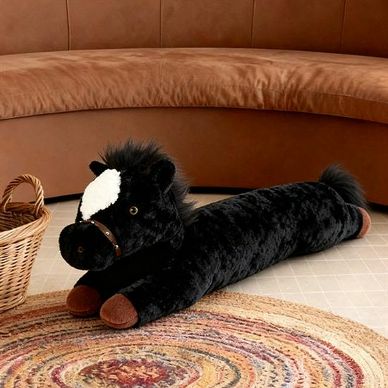 Year of the Horse Plush Cushion Doll - Sleeping Horse Hug Toy for Girls
