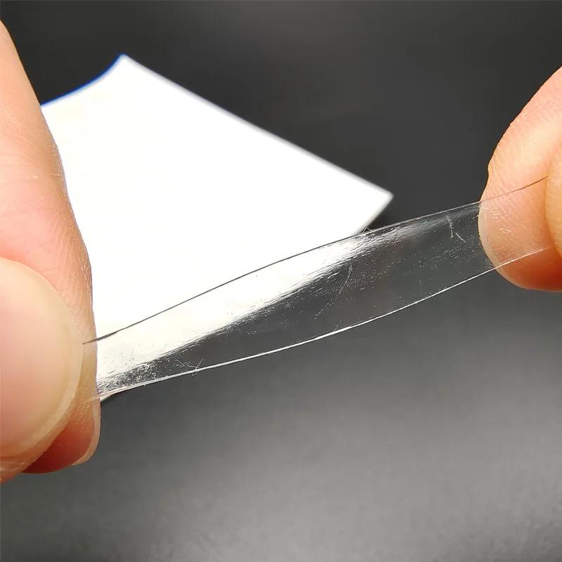 2 blätter Transparent Doppelseitiges Klebeband 10mm 20mm Runde Klebeband Stark Fixieren Nahtlose Kleber Haushalts Paste Dekoration