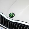 Car Sticker 2025 New 2pcs 80/90/100mm Car Front Hood Badge Rear Trunk Emblem Sticker for Skoda Rapid Fabia Octavia 2 A7 Yeti Sup