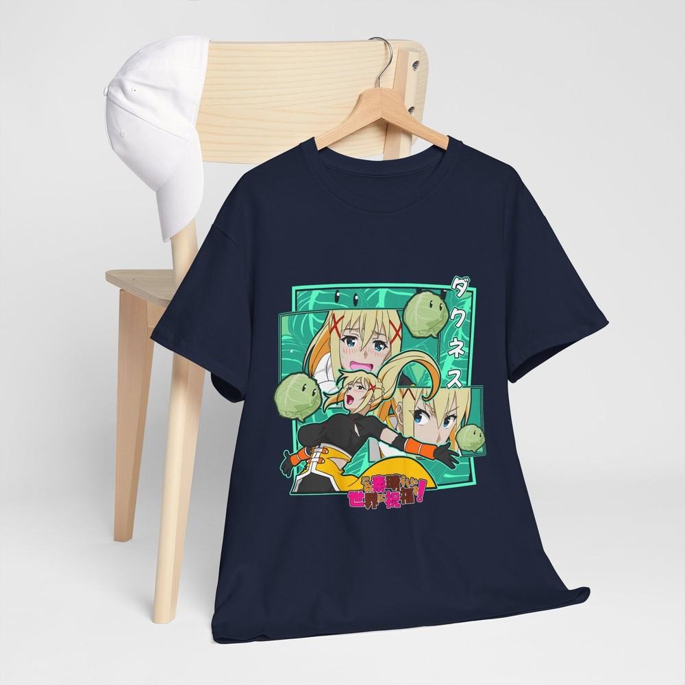 Konosuba Megumin TShirt Waifu Kawaii Anime Japanese Unisex Black Short sleeve M