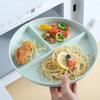1 Set Divided Dinner Plates Unbreakable Portion Control Divided Diet Plates Reusable Picnic Plates Microwave Dishwasher Safe