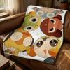 Anime K-Keroro G-Gunso Throw Soft Flannel Blanket for Bed Bedroom Sofa Picnic Throw Skin-friendly Breathable Gift Cover