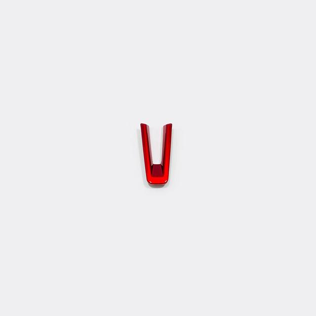 For Mazda 3 CX-30   Accessories ABS Carbon fibre/Red/Matte Car Steering Wheel Switch Button Frame Cover Trim Car