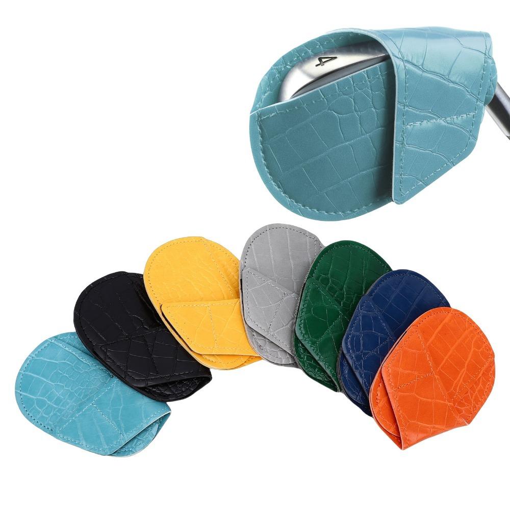 5pcs/7pcs Stitched Edges Iron Head Covers Non-Slip Golf Club Head Covers  Club Storage