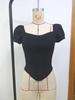 Chic French Short Sleeve Off-Shoulder Corset Slimming Top