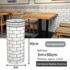 Self Adhesive Imitation Ceramic Tile Stickers Waterproof Wall Panel Sticker  Home Wall Renovation