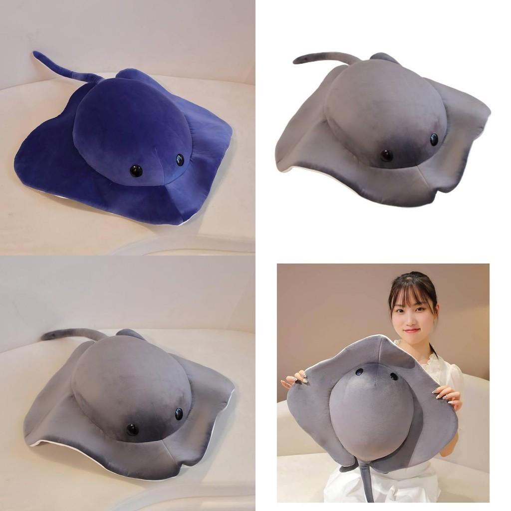 New 2023 Pop Bear Ocean Series Fish Stingray Plush Toy Doll Pillow For Kids