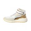 Salvatore Ferragamo Ferragamo Cosma Leather   Mesh High Top Sneaker White