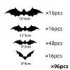 Halloween Decoration 3D Black PVC Bat Halloween Party DIY Decor Wall Sticker Bar Room Halloween Party Scary Decos Props