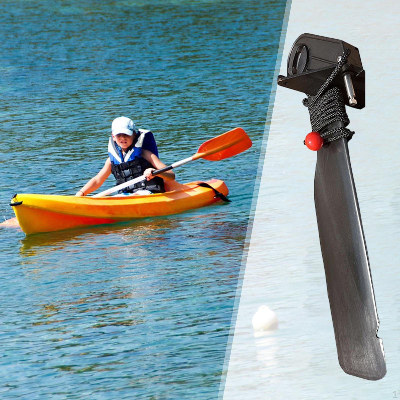 

Kayak Rudder Sturdy Replacement Easy to Install Fishing Canoe Boat