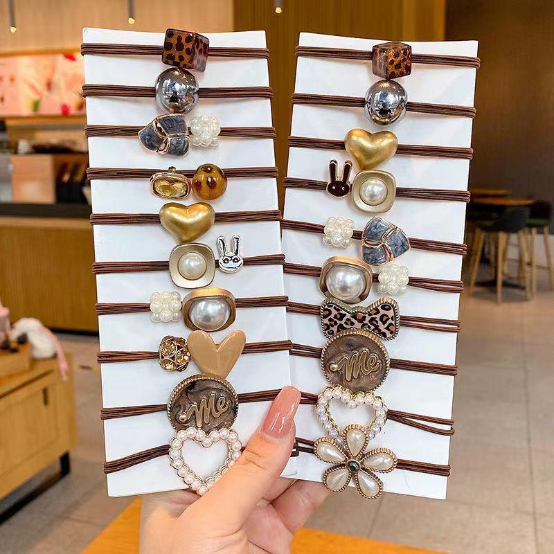 

«Женские резинки для волос в корейском стиле — простые аксессуары для волос из резинок»