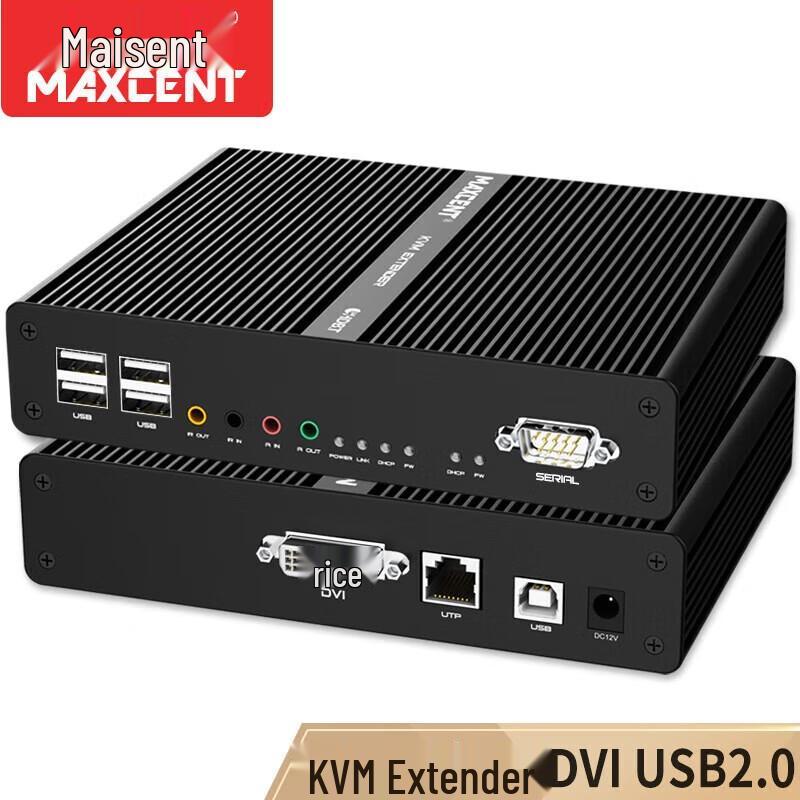 MAXCENT 4K DVI KVM Extender