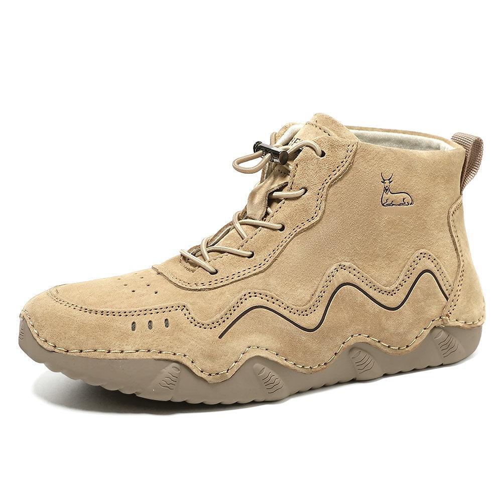 Popular Thermal Martin Boots Women's Leather Large Size Cotton Shoes Independent Station High Top Wear-resistant Outdoor Casual Shoes