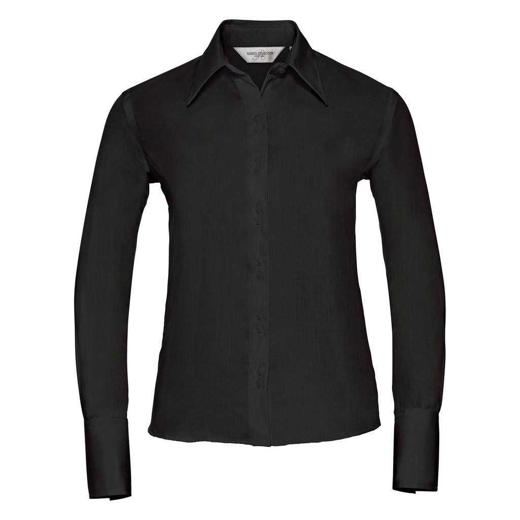 Russell Collection Ladies/Womens Long Sleeve Ultimate Non-Iron Shirt
