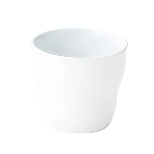 [Official] OGISO (Ogiso) Preschool-Used! Reinforced Porcelain Cup with a Detachable Hole for Easy Holding, Perfect for Pudding and Jelly, White, 20250