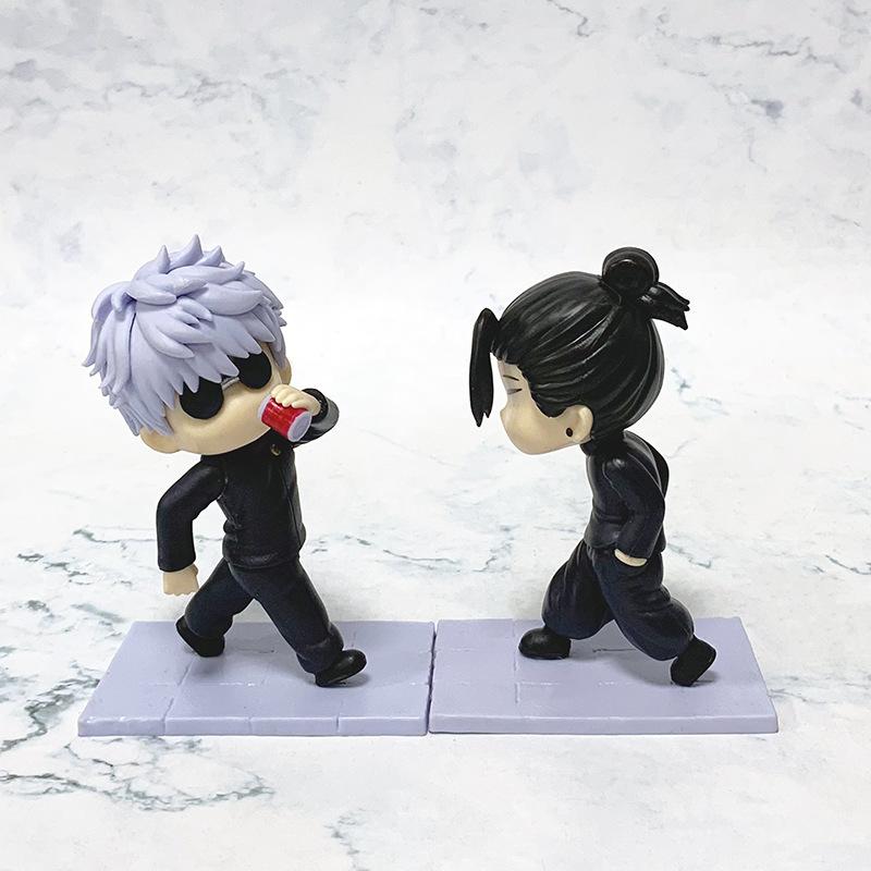 11CM Anime Jujutsu Kaisen Figure Itadori Yuji Satoru Gojo Geto Suguru Model Toy Doll Gift Collection Action Figure PVC