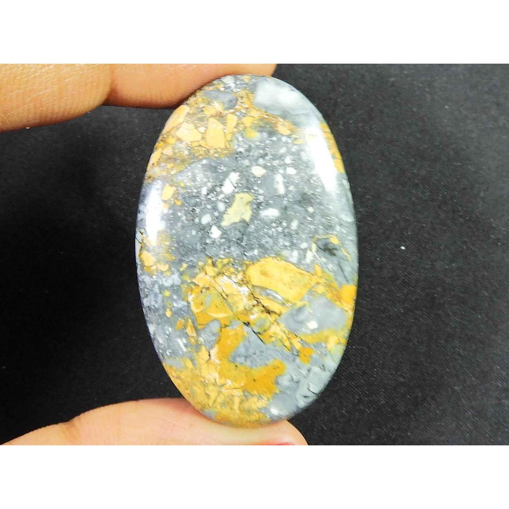 50Cts. Natural Maligano Jasper Oval cabochon Palm Crytsal Gemstone 26X41MM SK-2668