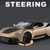 1:24 MC20 GT2 Supercar Alloy Cast Toy Car Model Sound and Light Advanced Collection Ornament Car Models Gift
