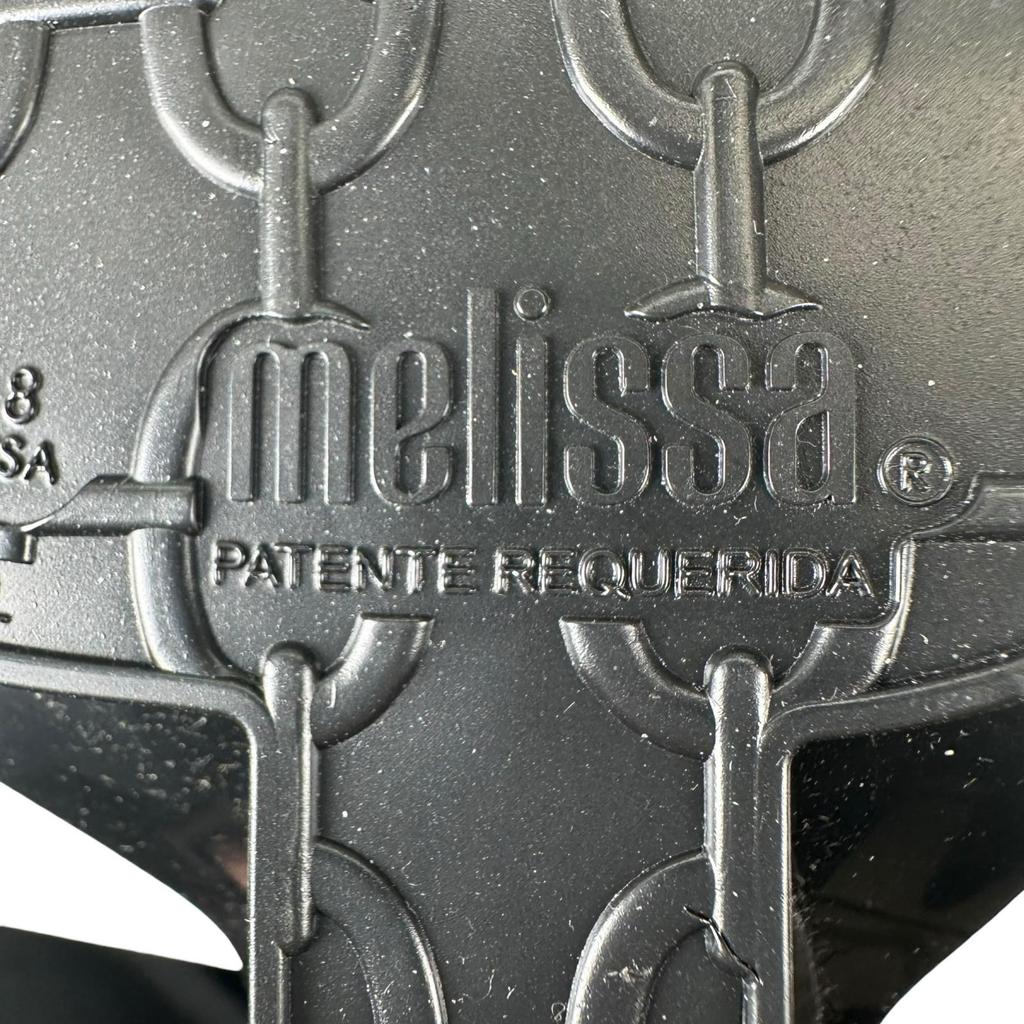 Melissa (24.5) MELISSA GLASS HEEL AD Women Sandals Black