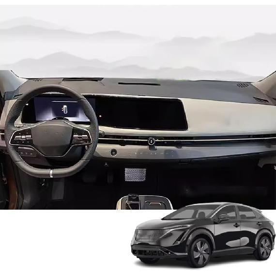 Custom Interior Accessories for Nissan Pathfinder 2022 2023 2024 2025 Leather Center Console Cover Dashboard Cover Dash Cover Mat Pad Balck(Without