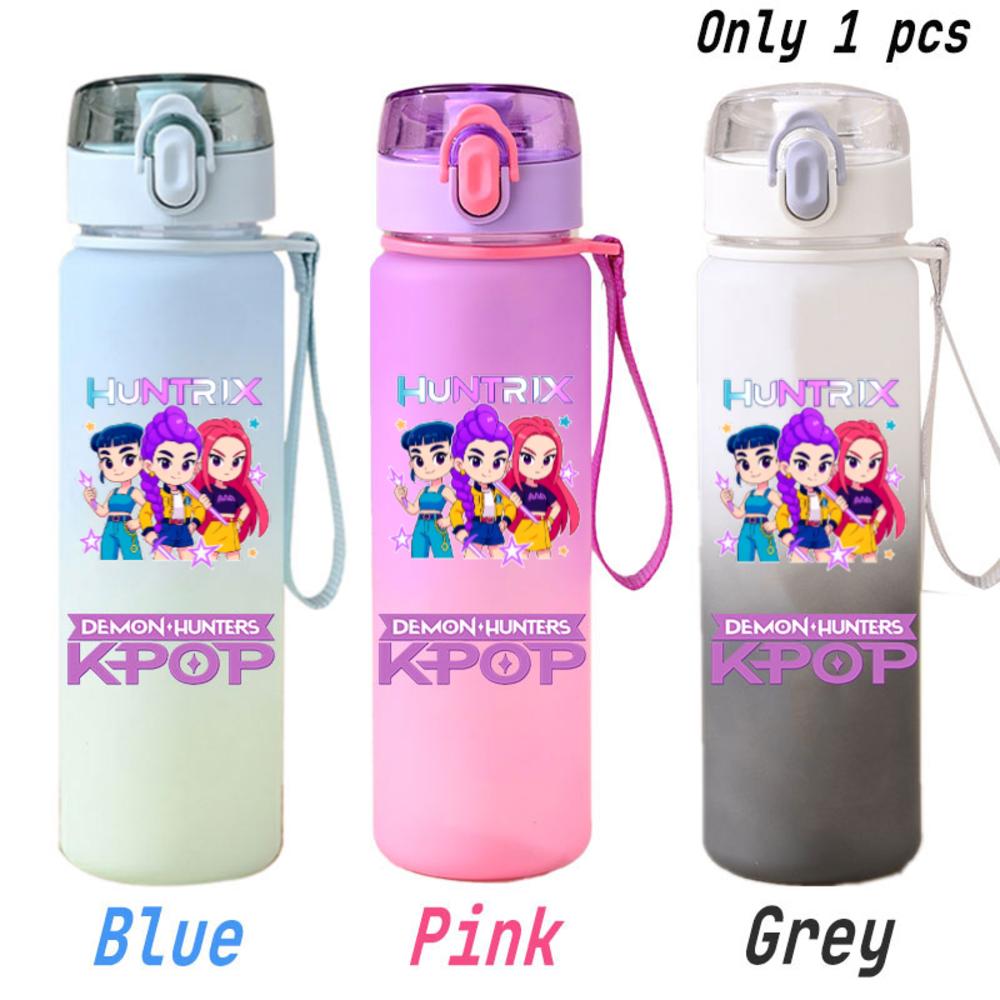 For KPOP Cup 750ML Bottle Portable Sports Kpop Plastic Anime Gradient Drinking Direct Drinking Water Cup Gourd Container
