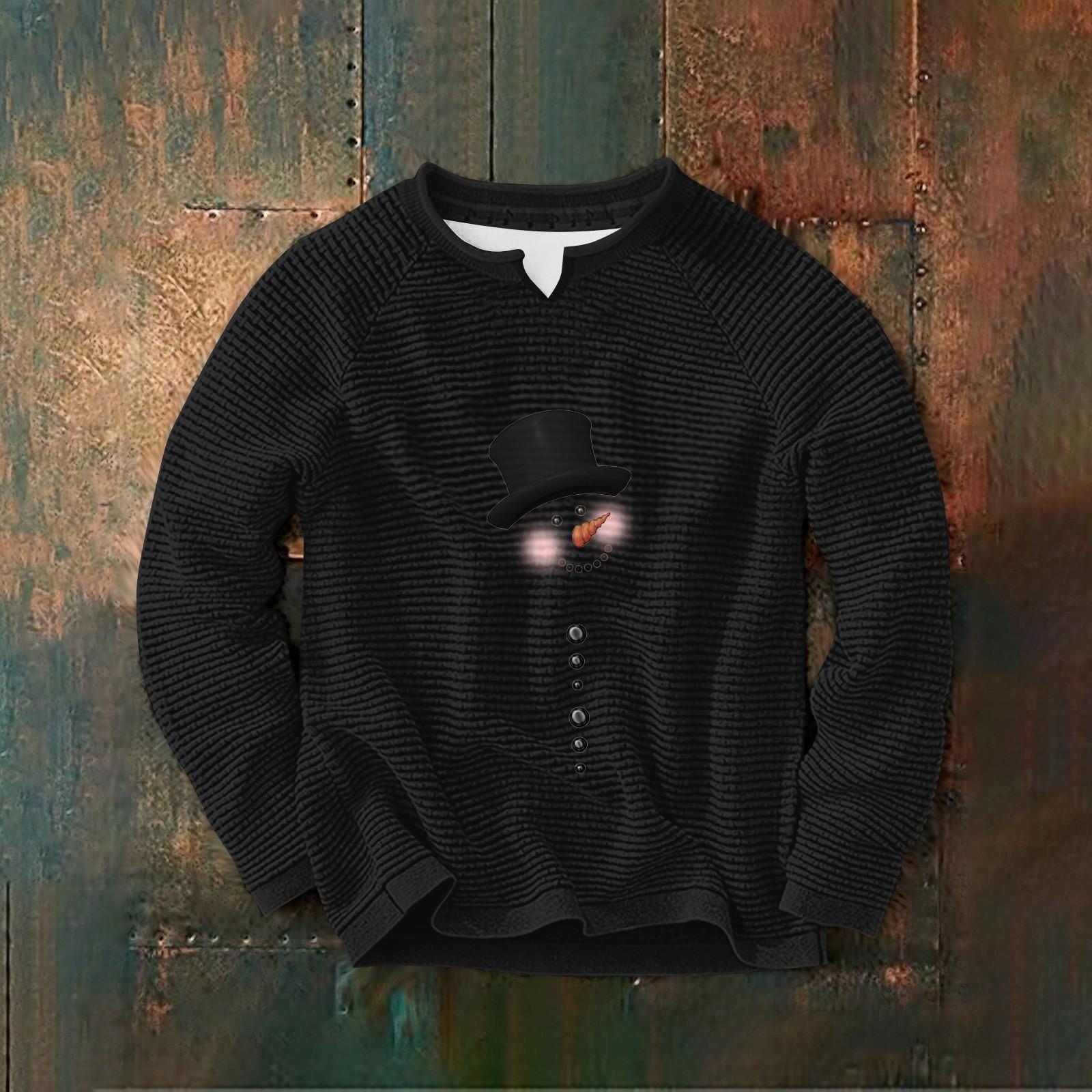 Мужская толстовка с капюшоном свободного кроя с принтом кукурузного зерна и круглым — фото 7