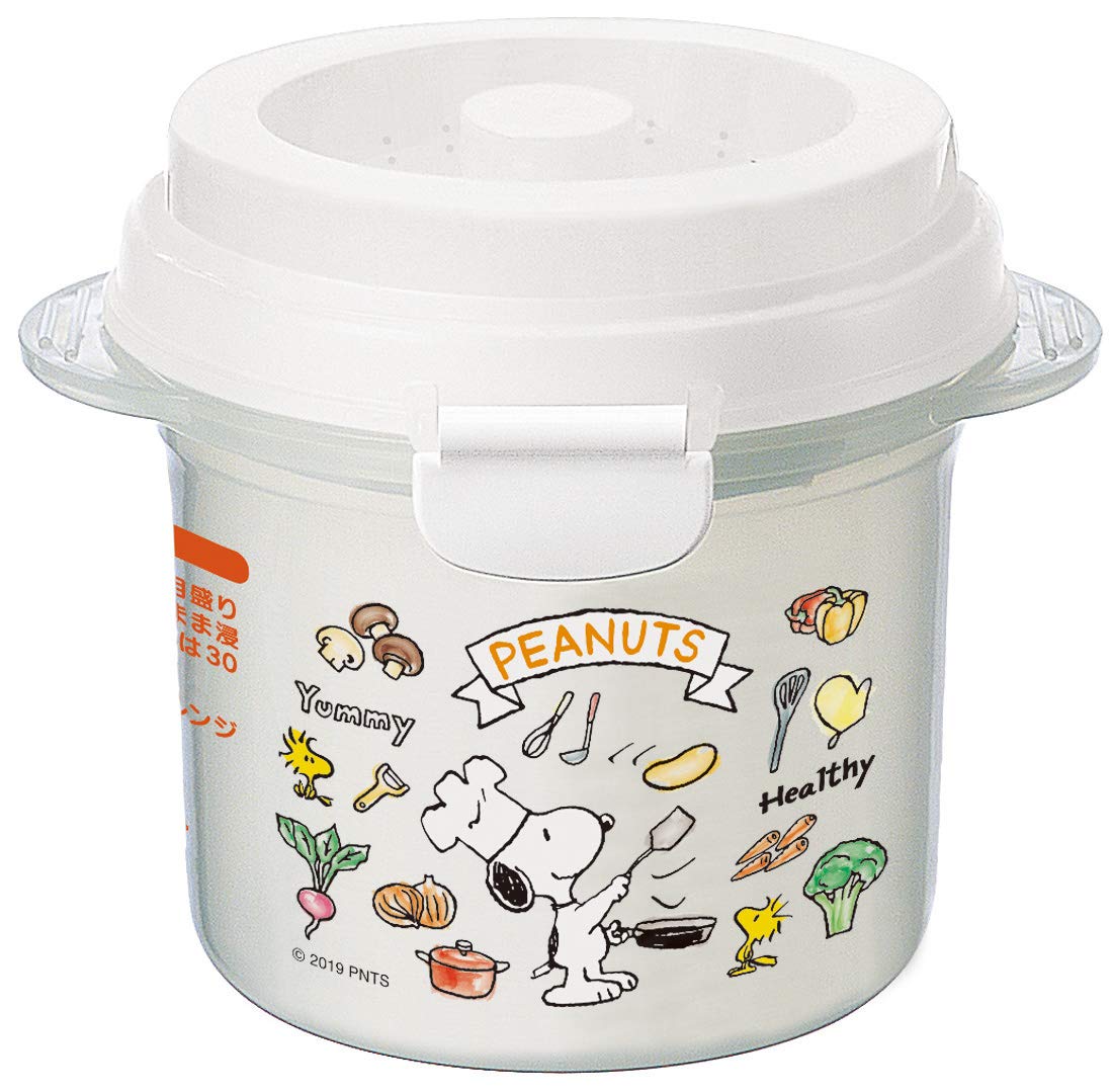

Skater Microwave Rice Cooker with Rice Snoopy and Peanuts 640ml Maker, 1-cup Capacity, Design, (UDG1)