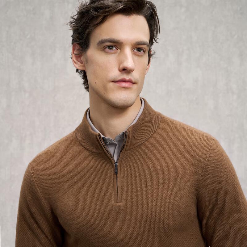 

Чоловічий светр EMZ Erdos з імітацією горловини, суміш вовни та кашеміру XL