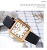Sanda Women's Vintage Style Square Quartz Watch with Roman Numerals - Simple, Versatile, Waterproof Design