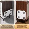 4PCS Wall Mounted Scale Holder Space Saver Storage Rack For Body Fat Weight Scale With Hardware Included High Quality Material Fast Delivery