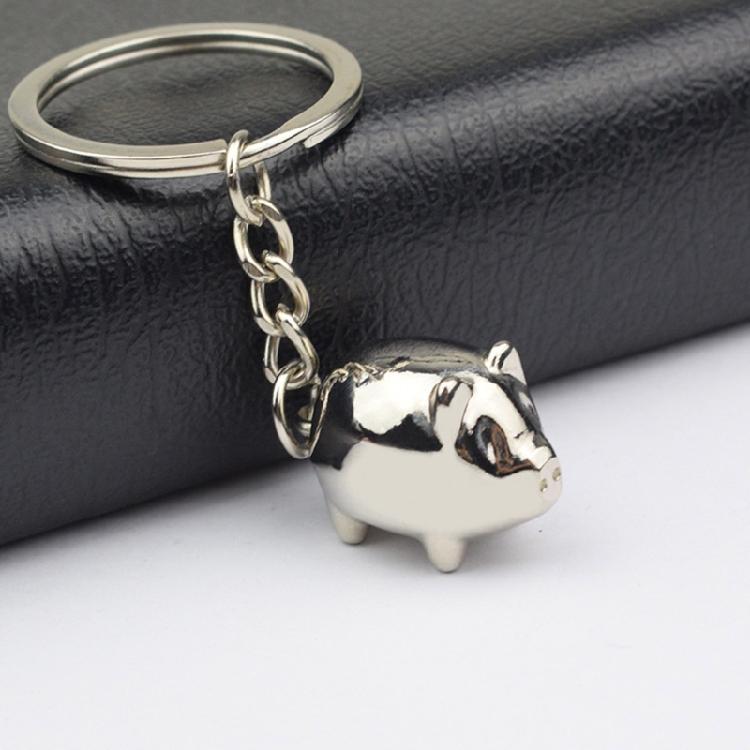 Adorable Pig Keychain With Bright Colors Lovely Pig Keychain Unique Keyrings Charm A Fun Addition To Your Key Collection