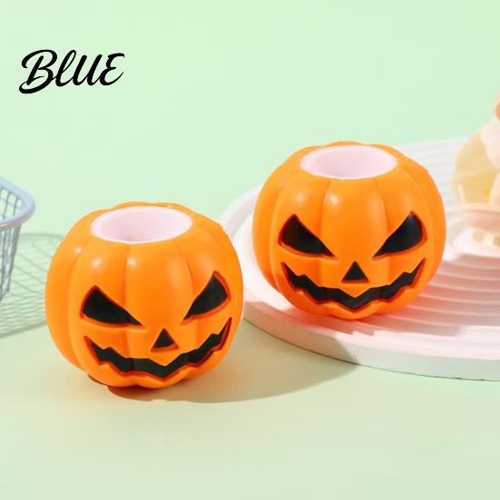 Creepy Pumpkin Pinch Toy 12Pcs Pop-up Ghost Squeeze Toy Stress Relief Head Sensory Pocket Fidget Toys for Party Favors