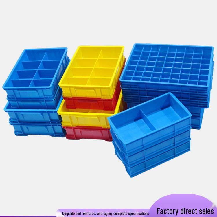 Multi-Compartment Plastic Organizer Box for Hardware and Tools