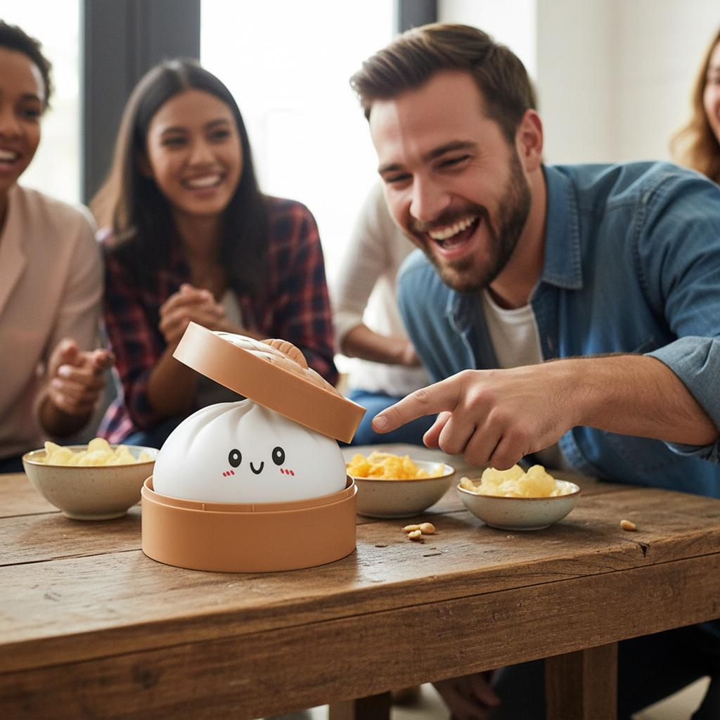 Juguete Squishies de Empanadilla Empanadillas Gigantes de Colores Juguete Sensorial Fidget con Vaporera de Alimentos para Adultos Premios de Aula Recuerdos de Fiesta