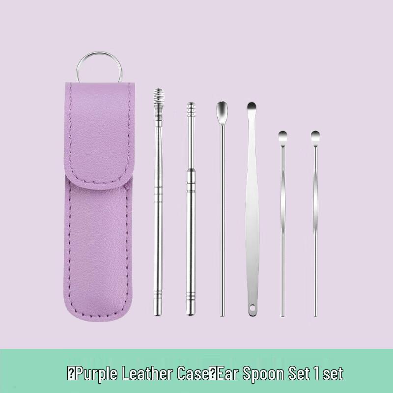 6-Piece Stainless Steel Earwax Removal Kit