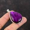 Purple Fire Labradorite Pendant Handmade Jewelry 925 Sterling Silver Pendant Labradorite Gemstone Jewelry Gift For Mom Unique Design Pendant
