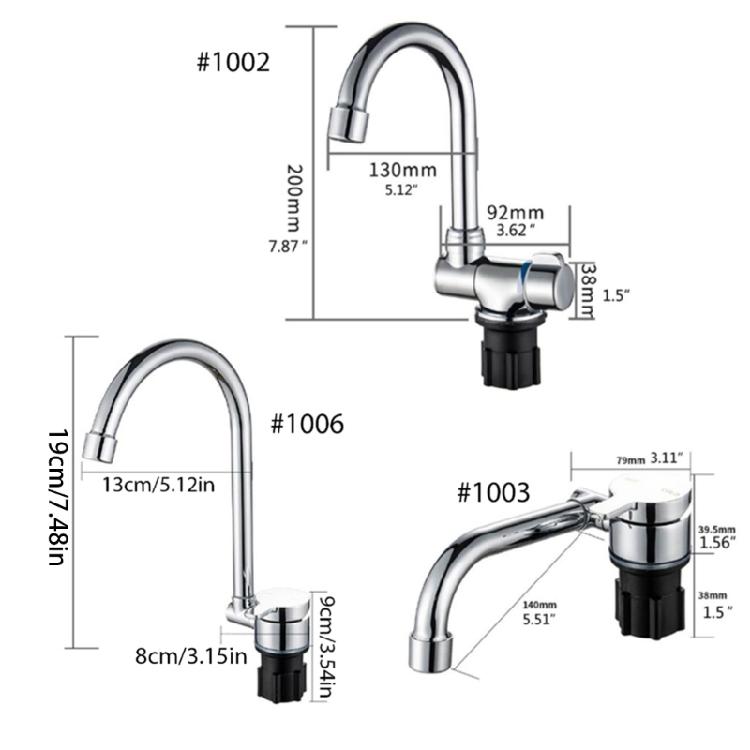 High Quality Yacht RV Hot/Cold Faucet Household Kitchen Collapsible Faucet