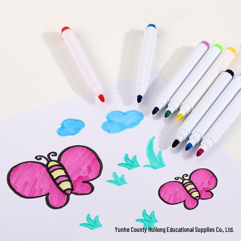 Erasable Colored Mini Whiteboard Markers for Kids - Creative and Fun Water-Based Drawing Tools