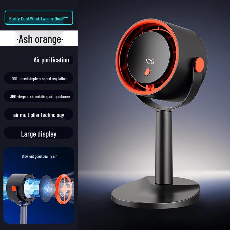 ZISIZ Portable USB Rechargeable Desk Fan