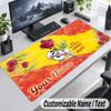 Custom Name Text Mouse Pad Diddl Personalized Desk Pad For Work And Gaming