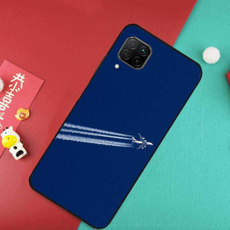 Airplane Plane Aircraft For Huawei Nova 7i 8i 11i 12i Y73 Y72 Y61 Y91 Y90 Y70 Y60 9 10 SE 11 Pro P30 P40 Lite Case