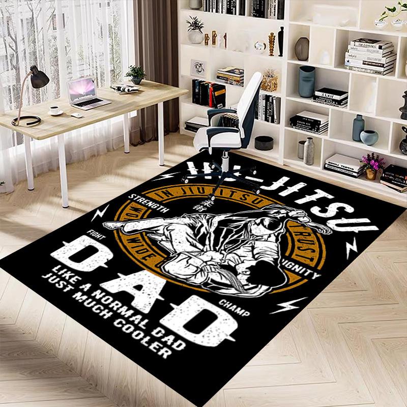 1pc JIU JITSU FIGHT Carpet, Office Rug Outdoor Mat Home Decor Area Carpet Festival